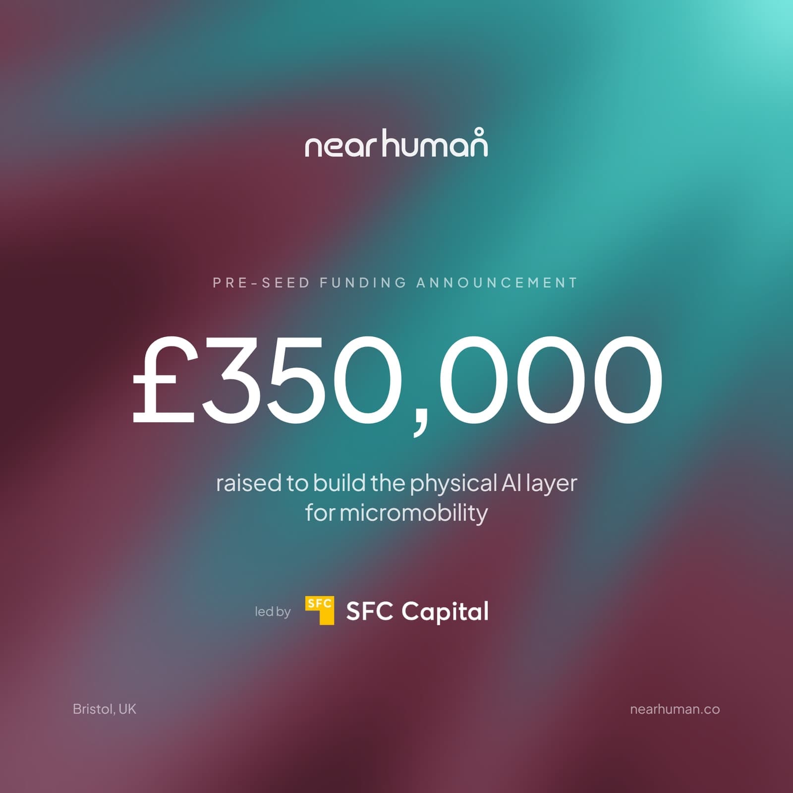 Nearhuman raises £350,000 pre-seed to bring physical AI to e-scooters